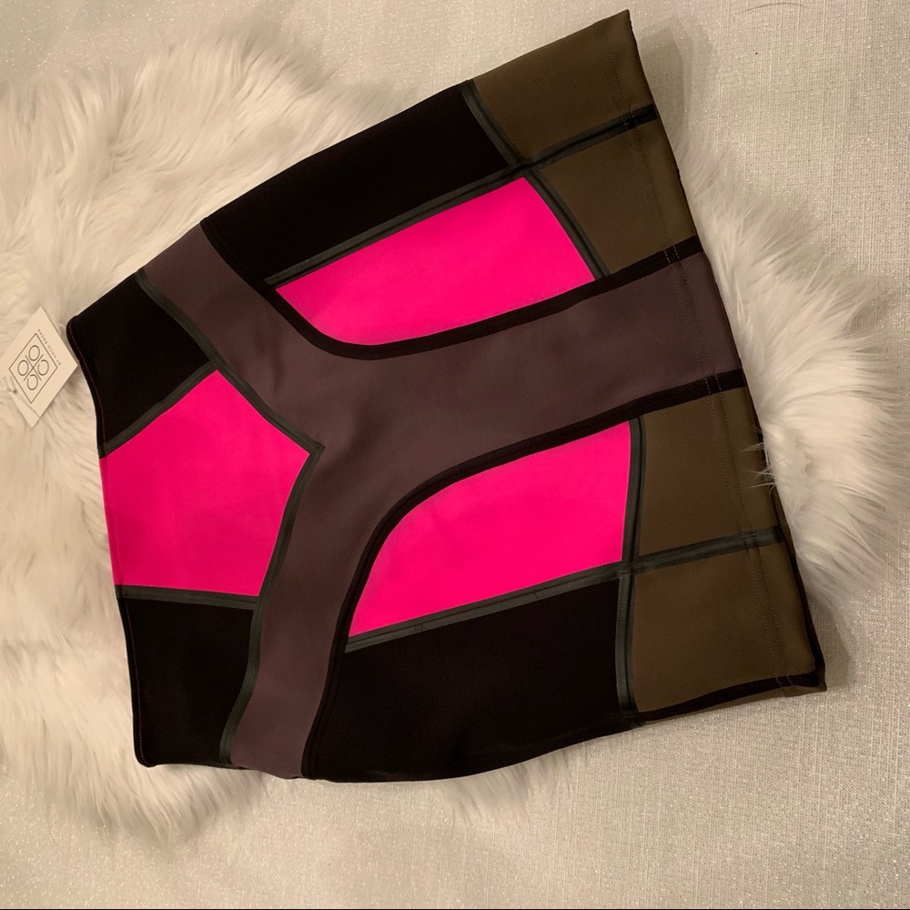 Fun Pink, Army Green and Black Skirt XS